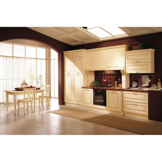 spar asolo kremovy pastelovy dreveny vidiesky dlazdice mediterransky klasicky kuchyna provansalsky elegantny stol stolicka letny dom na mieru navrhovanie kuchynsky nabytok studio prieskum instalacia olasz nabytok.jpg